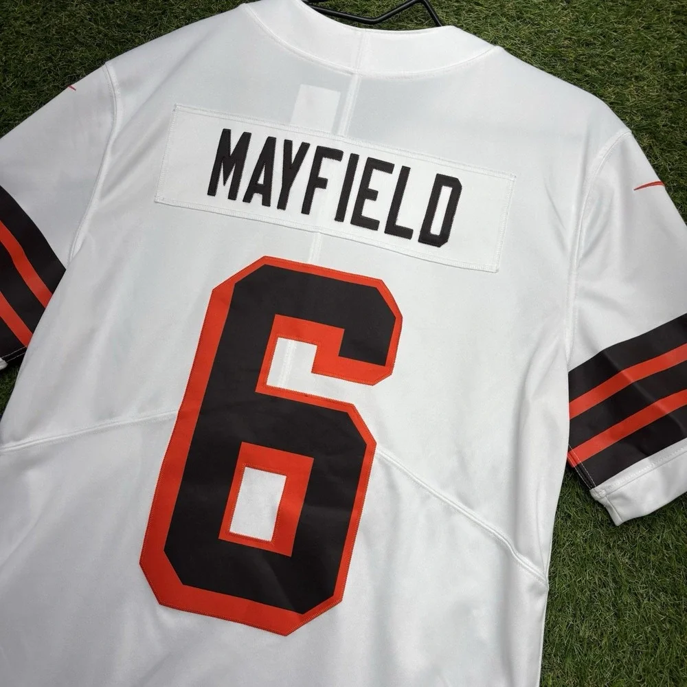 Cleveland Browns Nike Jersey Mens Medium NFL Football On Field Baker Mayfield #6